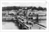 The bridge on the River Touques, Trouville, France by Anonymous
