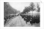 Belgians fleeing from Termonde, First World War by Anonymous