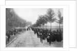Belgians fleeing from Termonde, First World War by Anonymous