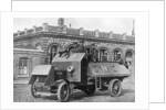 British armoured vehicle, First World War by Anonymous