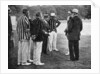 Royal cricketers at Cumberland Lodge, Windsor Great Park, Berkshire by Ernest Brook