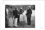 Royal cricketers at Cumberland Lodge, Windsor Great Park, Berkshire by Ernest Brook