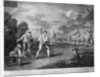 Cricket in 1743 by Anonymous