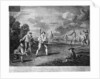 Cricket in 1743 by Anonymous
