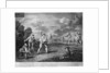 Cricket in 1743 by Anonymous