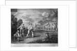 Cricket in 1743 by Anonymous