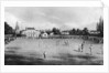 A cricket match in progress at Kennington Oval, London by Anonymous