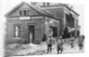 Damaged railway station at Roye, France, First World War by Anonymous