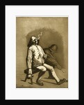 Two men sitting on a bench by Calnie