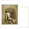 Two men sitting on a bench by Calnie