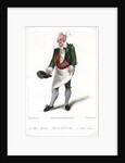 Mr Gattie as Monsieur Morbleu in Monsieur Tonson by R Cooper
