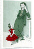 Matthew Arnold (1822-1888) and his niece by Max Beerbohm