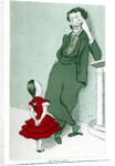 Matthew Arnold (1822-1888) and his niece by Max Beerbohm