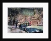 The Shah of Persia and his children by Gillot