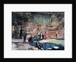 The Shah of Persia and his children by Gillot