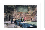 The Shah of Persia and his children by Gillot