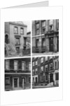 Four London houses of famous men, London, 1926-1927.  TEXT CUT OFF by McLeish