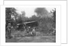 Big railway gun firing during the advance in the west, First World War by Anonymous