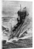 American submarine 'Preparedness' at full speed, First World War by Anonymous