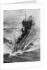 American submarine 'Preparedness' at full speed, First World War by Anonymous