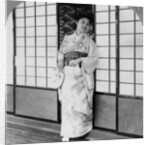 A tea house girl by Erdmann & Schanz