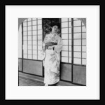 A tea house girl by Erdmann & Schanz