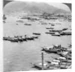 Looking north over vessels in the port of Nagasaki, Japan by Underwood & Underwood