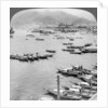 Looking north over vessels in the port of Nagasaki, Japan by Underwood & Underwood