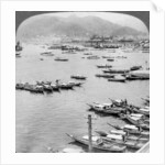 Looking north over vessels in the port of Nagasaki, Japan by Underwood & Underwood
