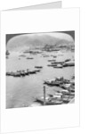 Looking north over vessels in the port of Nagasaki, Japan by Underwood & Underwood
