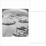 Looking north over vessels in the port of Nagasaki, Japan by Underwood & Underwood