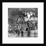 A Buddhist cemetery near Kurodani Monastery, Kyoto, Japan by Underwood & Underwood