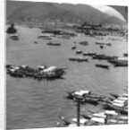 Looking north over vessels in the port of Nagasaki, Japan by Underwood & Underwood