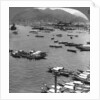 Looking north over vessels in the port of Nagasaki, Japan by Underwood & Underwood