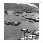 Looking north over vessels in the port of Nagasaki, Japan by Underwood & Underwood