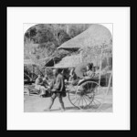 A morning ride in a jinrikisha (rickshaw), Sugita, Japan by Underwood & Underwood
