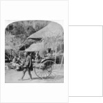 A morning ride in a jinrikisha (rickshaw), Sugita, Japan by Underwood & Underwood