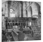 Interior of Glasgow Cathedral, Scotland by Underwood & Underwood