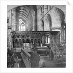 Interior of Glasgow Cathedral, Scotland by Underwood & Underwood