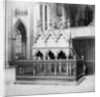 Monument of Walter de Grey, York Minster, York, North Yorkshire by George Washington Wilson