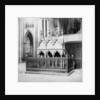 Monument of Walter de Grey, York Minster, York, North Yorkshire by George Washington Wilson