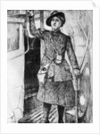 The War at Home: Bus Conductress by Archibald Standish Hartrick