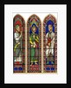 Stained glass of Moses, King David and Isaiah, Bourges Cathedral by Lemercier