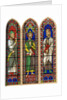 Stained glass of Moses, King David and Isaiah, Bourges Cathedral by Lemercier
