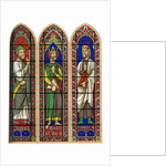 Stained glass of Moses, King David and Isaiah, Bourges Cathedral by Lemercier