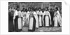 Monks of the Greek church carrying volumes of the Liturgy, Greece by Anonymous