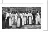 Monks of the Greek church carrying volumes of the Liturgy, Greece by Anonymous