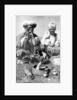 Charming the venom from a cobra; a snake charmer with a mongoose, India by JH Powell