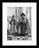 Lamist priests of Sikkim wearing robes, Talung monastery, India by John Claude White