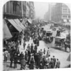 A street scene in Chicago, Illinois, USA by Underwood & Underwood